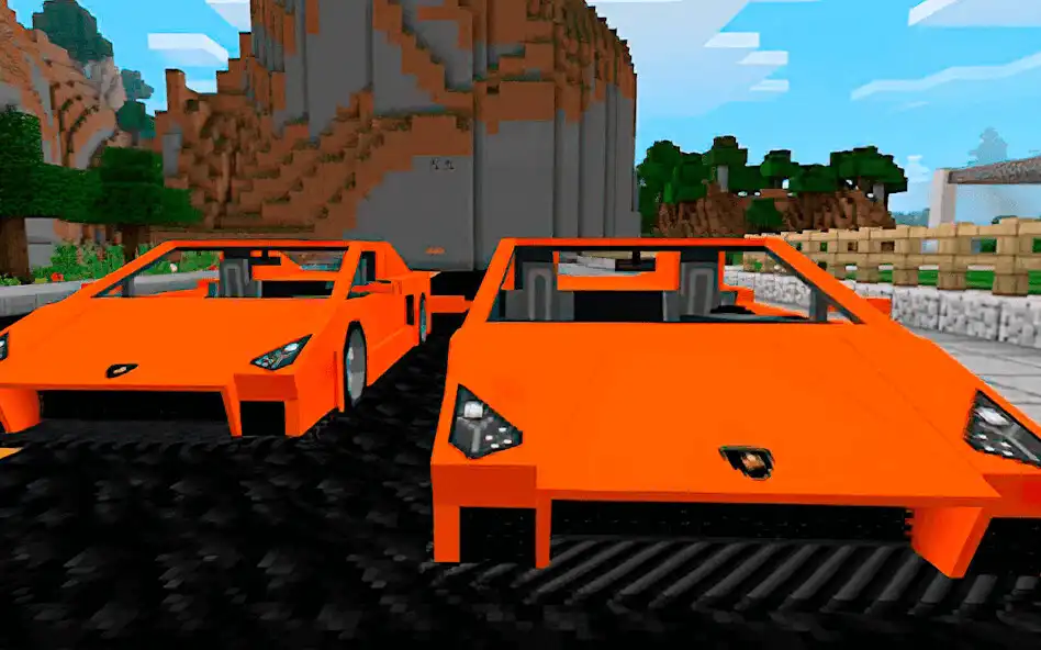 Play Cars Mod for Minecraft PE MCPE as an online game Cars Mod for Minecraft PE MCPE with UptoPlay