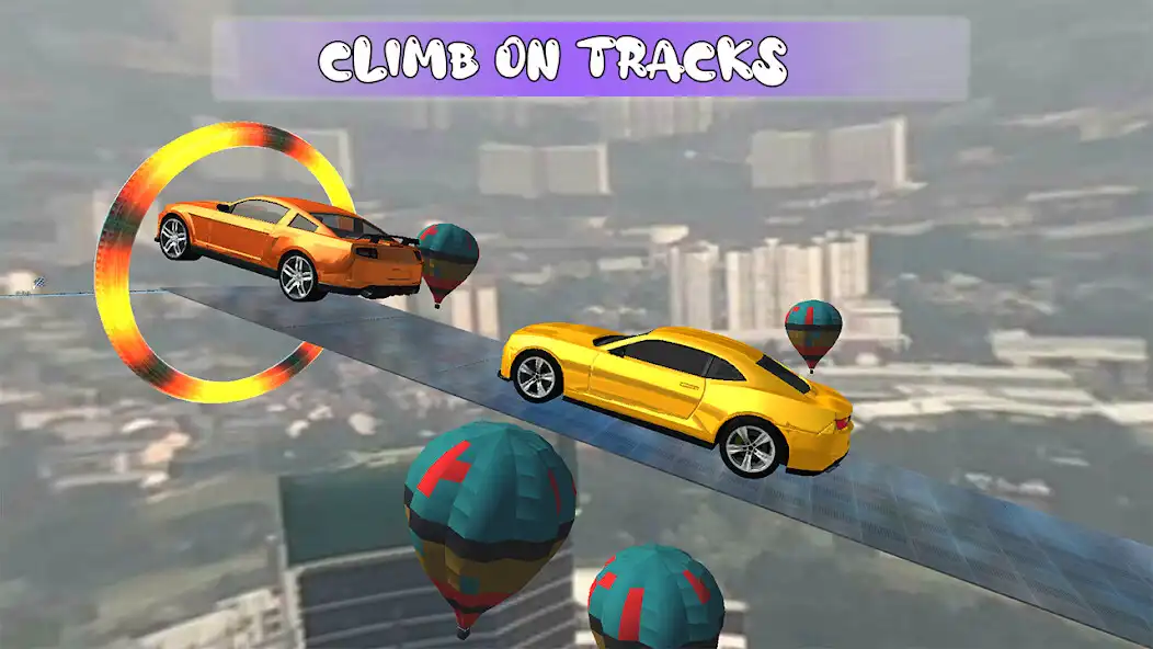 Play Cars on Stunts Mega Ramp Game as an online game Cars on Stunts Mega Ramp Game with UptoPlay