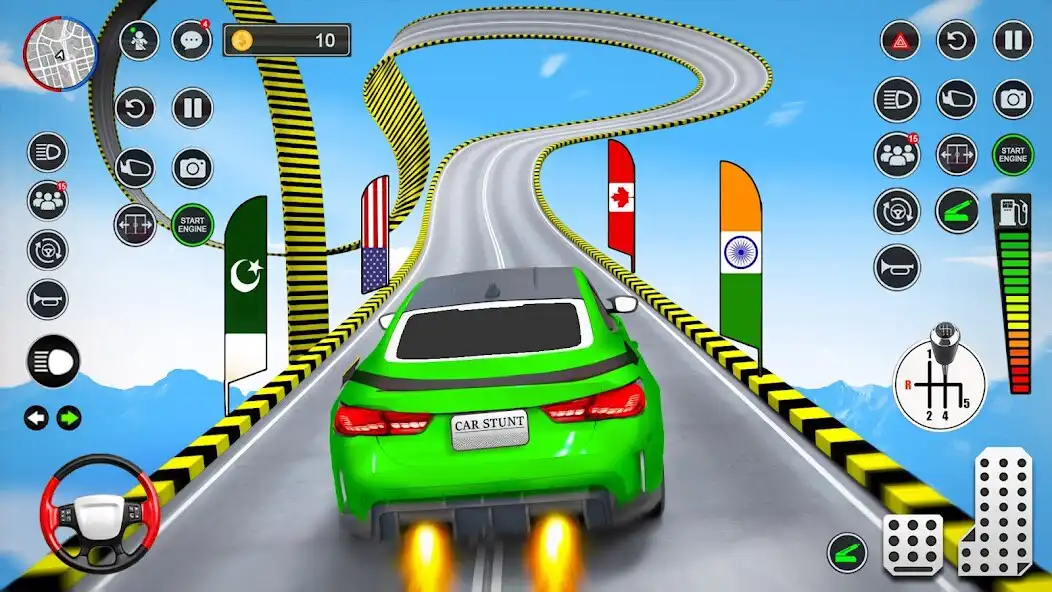 Play Car Stunt 3D Car Driving Games as an online game Car Stunt 3D Car Driving Games with UptoPlay