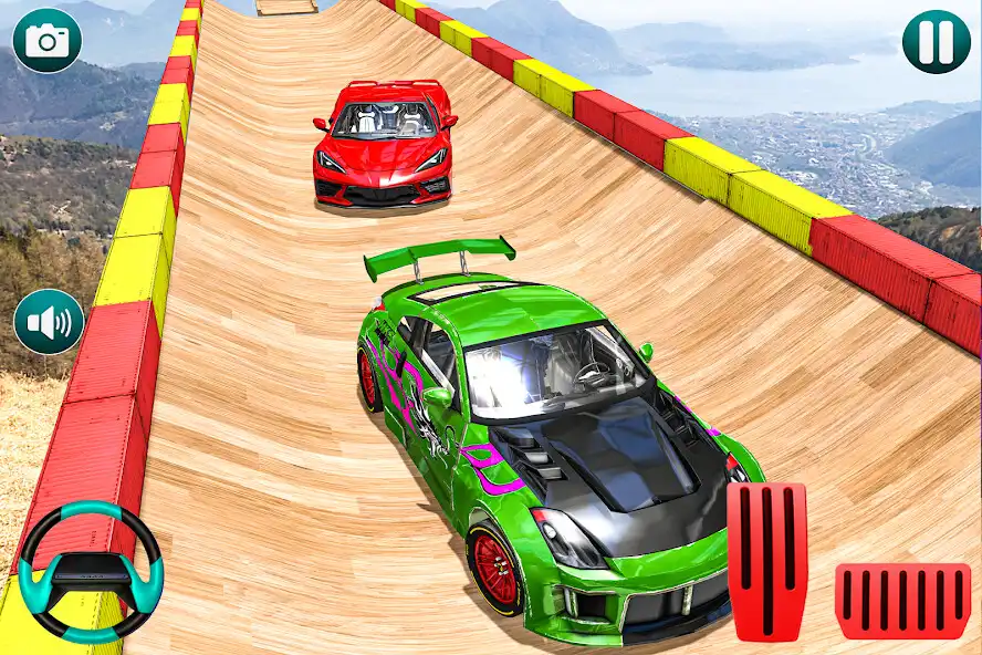 Play Car Stunt 3D Games: Mega Ramp as an online game Car Stunt 3D Games: Mega Ramp with UptoPlay