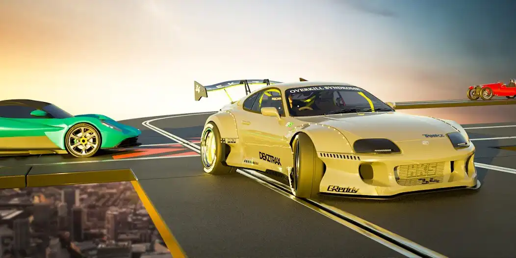 Play Car Stunt Race: 3D Mega Tracks  and enjoy Car Stunt Race: 3D Mega Tracks with UptoPlay
