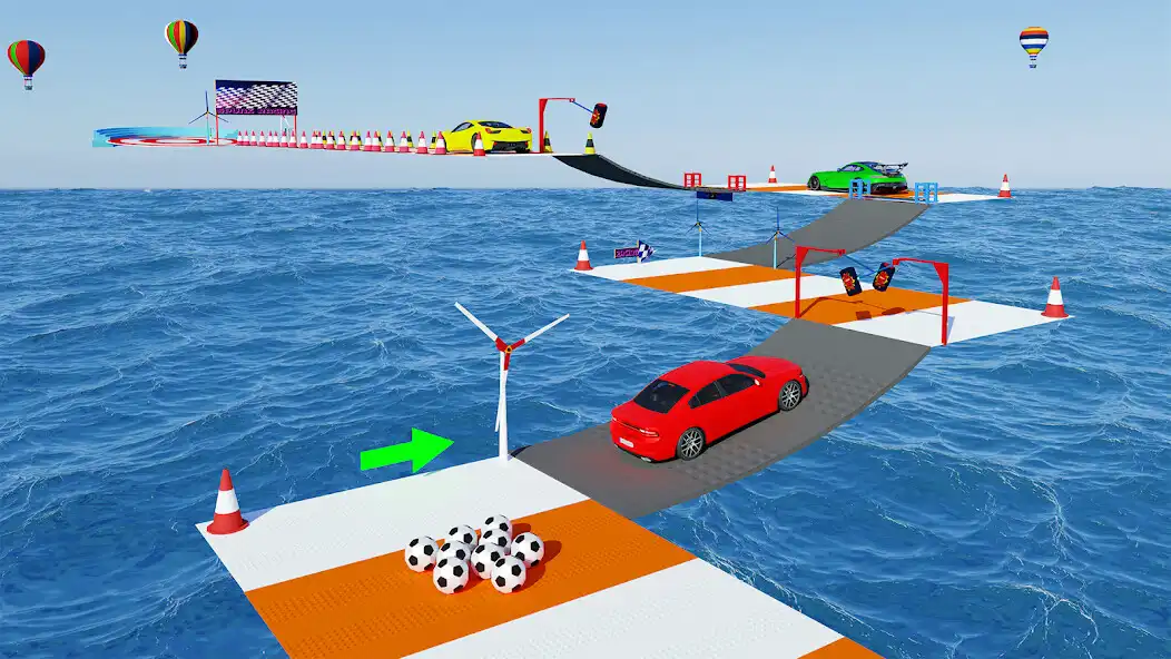 Play Car Stunt Race: Gt Car Games as an online game Car Stunt Race: Gt Car Games with UptoPlay