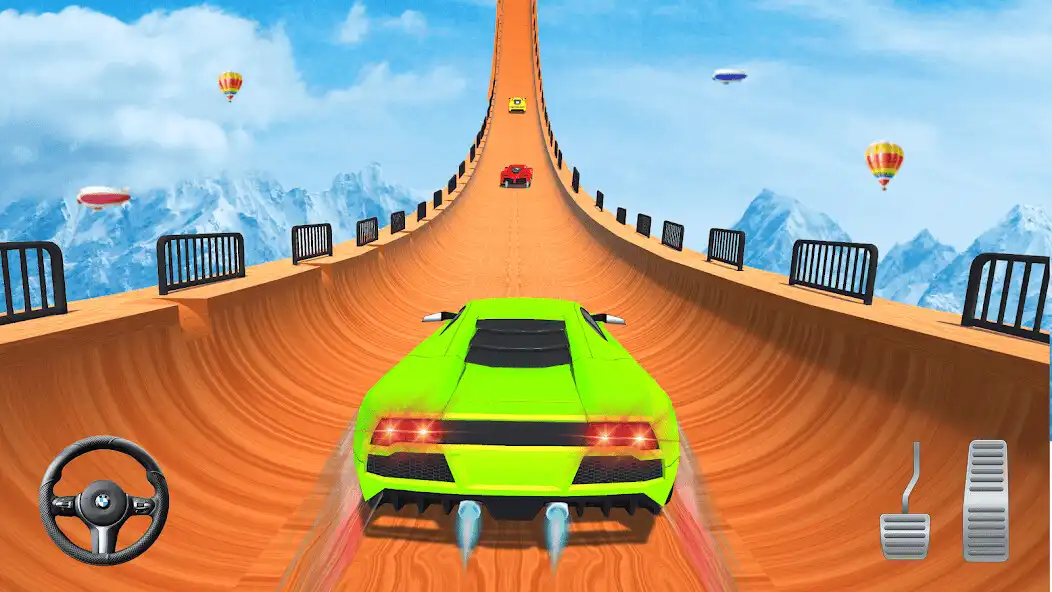 Play Car Stunt Racing Ramp Car Game as an online game Car Stunt Racing Ramp Car Game with UptoPlay