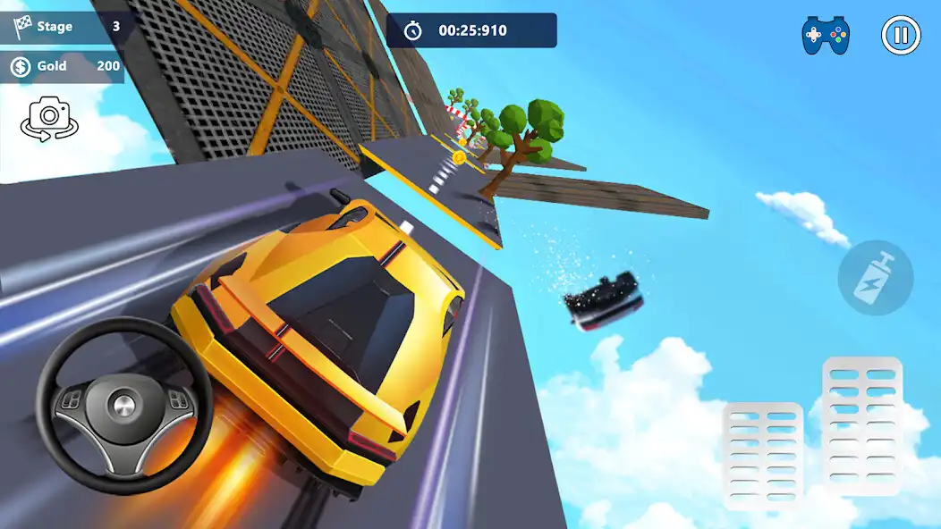 Play Car Stunts 3D - Extreme City as an online game Car Stunts 3D - Extreme City with UptoPlay