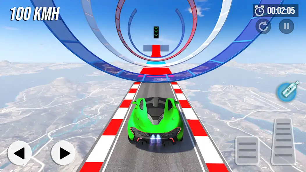 Play Car Stunts Games - Mega Ramp as an online game Car Stunts Games - Mega Ramp with UptoPlay