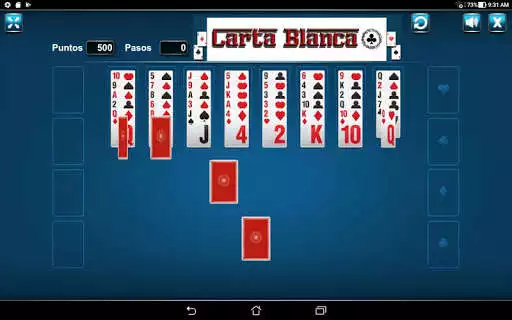 Play Carta Blanca Solitario Freecell as an online game Carta Blanca Solitario Freecell with UptoPlay