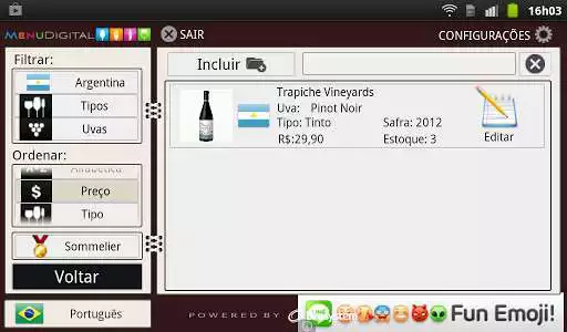Play Carta de Vinhos para Tablets  and enjoy Carta de Vinhos para Tablets with UptoPlay
