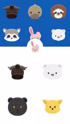 Play Cartoon Animal Faces Mask
