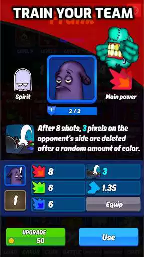 Play Cartoon Battle Painter as an online game Cartoon Battle Painter with UptoPlay