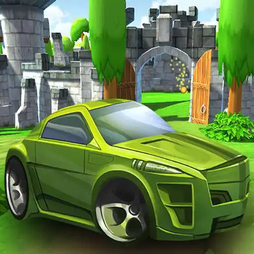 Run free android online Cartoon Car Driving APK