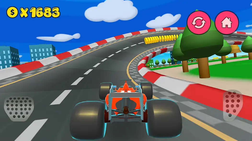 Play Cartoon Cars Driving as an online game Cartoon Cars Driving with UptoPlay