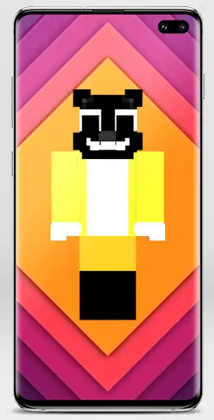 Play Cartoon Cat Skin For Minecraft as an online game Cartoon Cat Skin For Minecraft with UptoPlay