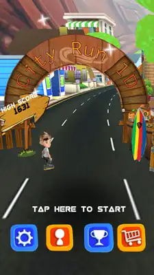 Play Cartoon City Run 1D Play Cartoon City Run 1D