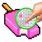 Free play online Cartoon color by number - kids pixel art APK Free play online Cartoon color by number - kids pixel art APK