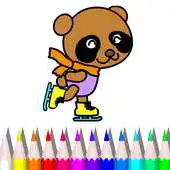 Free play online Cartoon Coloring Book Games APK
