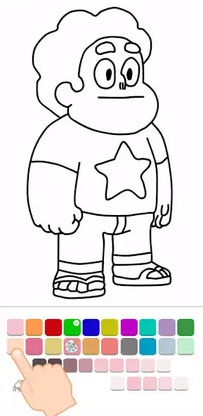 Play Cartoon coloring for fun  and enjoy Cartoon coloring for fun with UptoPlay