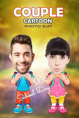 Play Cartoon Couple Photo Suit - Cartoon Photo Editor