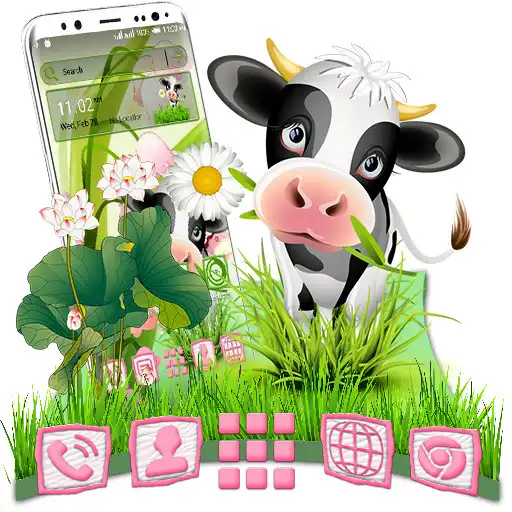 Play Cartoon Cow Launcher Theme APK Play Cartoon Cow Launcher Theme APK