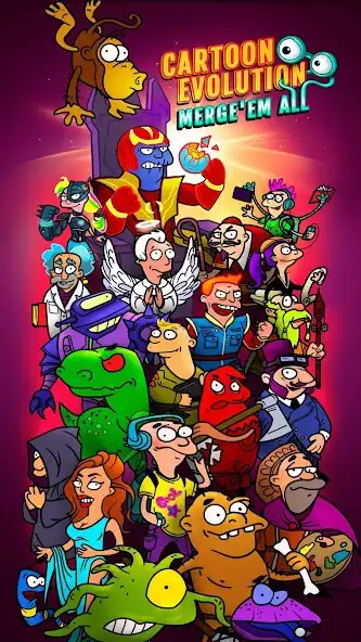 Play Cartoon Evolution : Merge Them All  and enjoy Cartoon Evolution : Merge Them All with UptoPlay