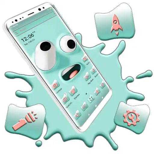 Play Cartoon Face Cute Launcher Theme APK