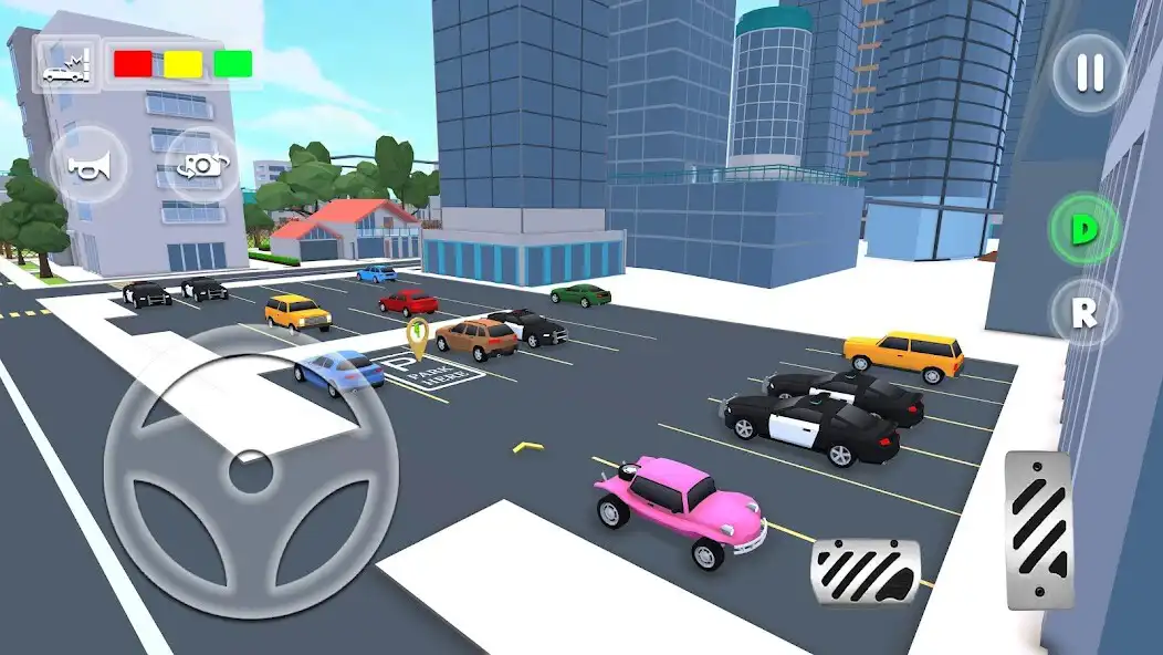 Play Cartoonish Car Parking  and enjoy Cartoonish Car Parking with UptoPlay