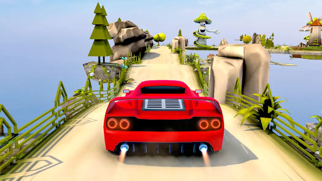 Play Cartoonish Car Stunt Games 3D  and enjoy Cartoonish Car Stunt Games 3D with UptoPlay