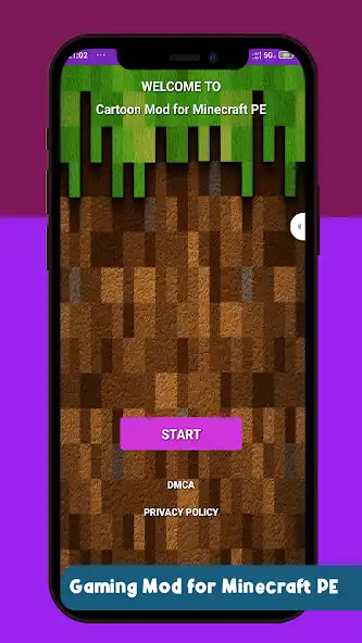 Play Cartoon Mod for Minecraft PE as an online game Cartoon Mod for Minecraft PE with UptoPlay