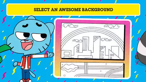 Play Cartoon Network By Me: Colour and create! as an online game Cartoon Network By Me: Colour and create! with UptoPlay