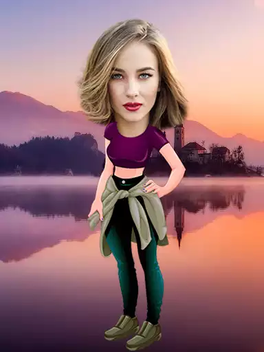 Play Cartoon Photo Editor as an online game Cartoon Photo Editor with UptoPlay