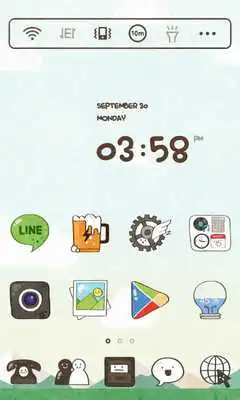 Play CartoonPlay LINE LauncherTheme