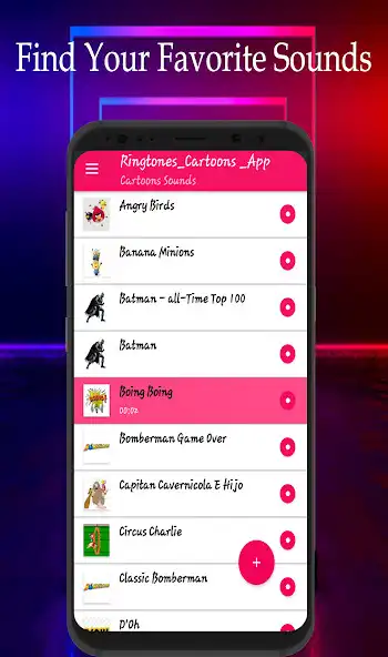 Play Cartoon Ringtones and Sounds  and enjoy Cartoon Ringtones and Sounds with UptoPlay