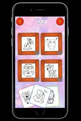 Play Cartoons Coloring Book Pages