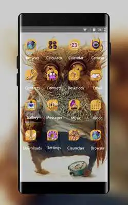 Play Cartoon Theme Cute Owl Wallpaper HD