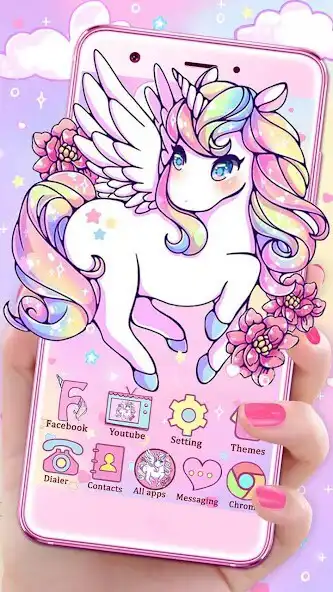 Play Cartoon Unicorn Themes 3D Wallpapers as an online game Cartoon Unicorn Themes 3D Wallpapers with UptoPlay