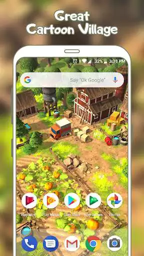 Play Cartoon Village Live Wallpaper  and enjoy Cartoon Village Live Wallpaper with UptoPlay