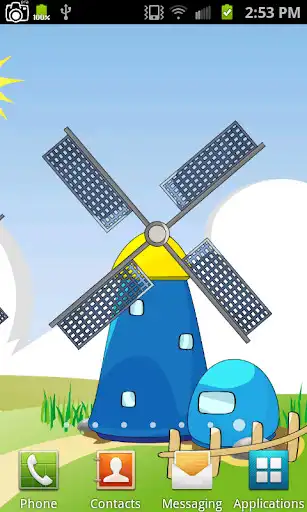 Play Cartoon Windmill LiveWallpaper  and enjoy Cartoon Windmill LiveWallpaper with UptoPlay