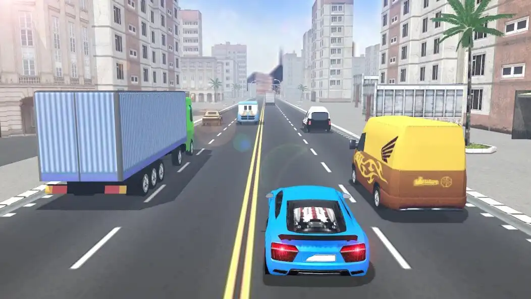 Play Car Traffic Racer 3D as an online game Car Traffic Racer 3D with UptoPlay