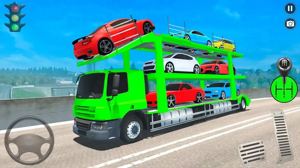 Play Car Transport Crazy Truck Game as an online game Car Transport Crazy Truck Game with UptoPlay