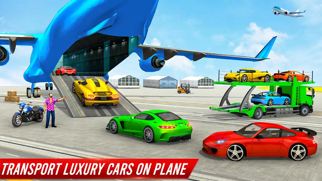 Play Car Transporter Airplane Games as an online game Car Transporter Airplane Games with UptoPlay