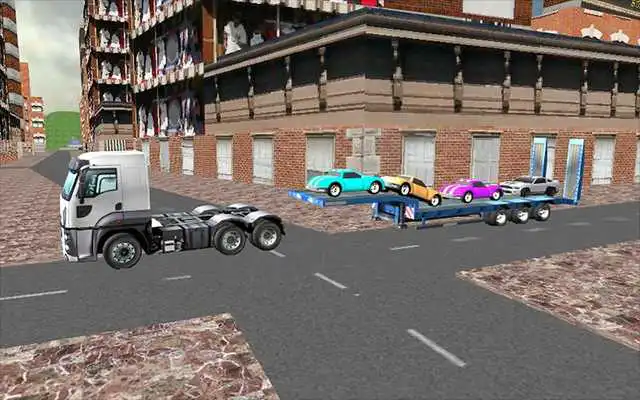 Play Car Transporter Trailer Truck as an online game Car Transporter Trailer Truck with UptoPlay