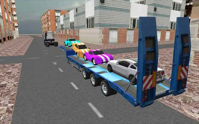 Play Car Transporter Trailer Truck