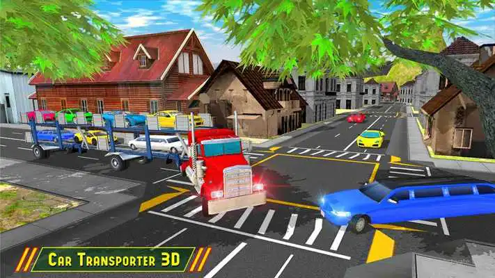 Play Car Transport Offroad Truck: NYC Destination Point