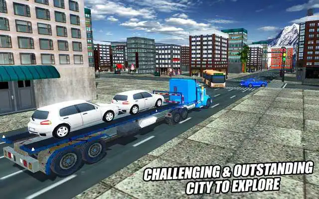 Play Car Transport Trailer Truck