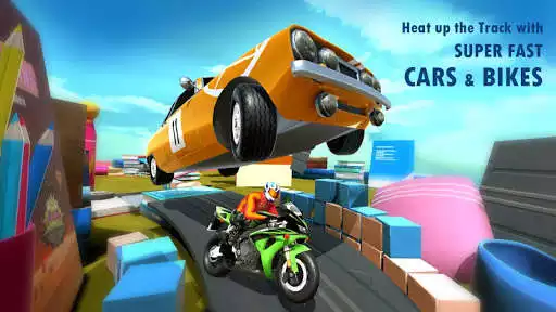 Play Car vs Bike Racing Games 2019 as an online game Car vs Bike Racing Games 2019 with UptoPlay