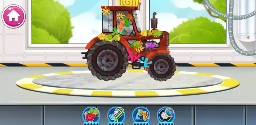 Play Car Wash 2D -Car Cleaning Game as an online game Car Wash 2D -Car Cleaning Game with UptoPlay