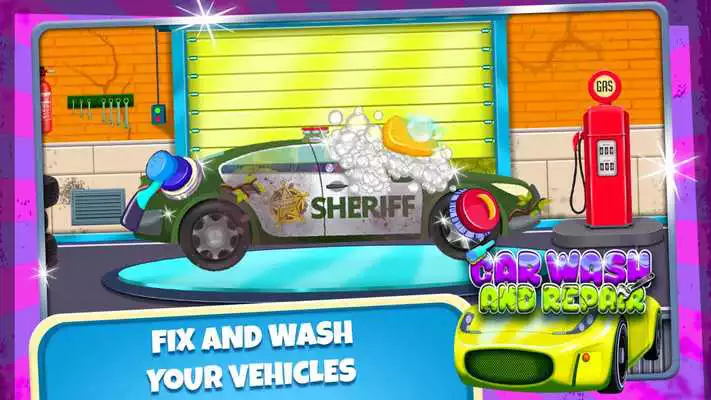 Play Car Wash And Repair Shop