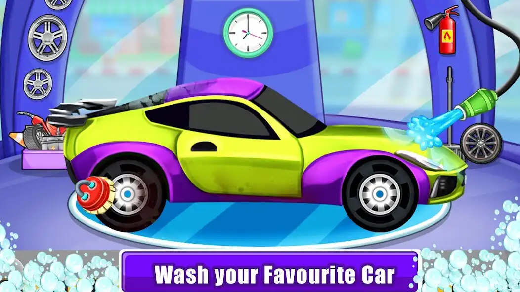 Play Car Wash Games : Kids Garage  and enjoy Car Wash Games : Kids Garage with UptoPlay