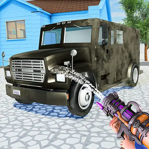Play Car Wash Power Gun Simulator APK