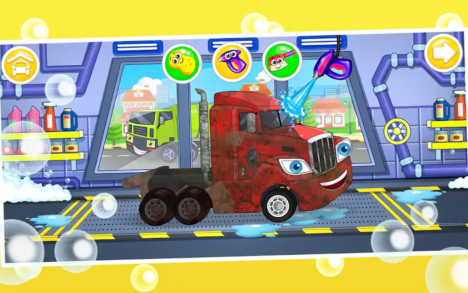 Play Carwash: Trucks as an online game Carwash: Trucks with UptoPlay