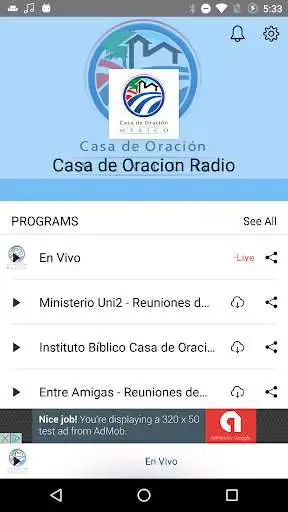 Play Casa de Oracion Radio  and enjoy Casa de Oracion Radio with UptoPlay